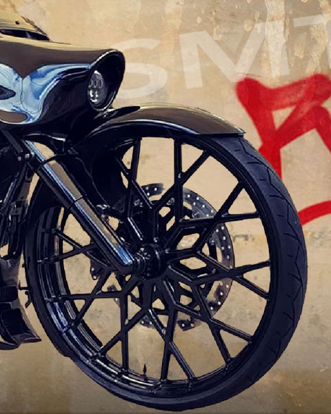 21 Inch Harley Wheels | SMT Custom Motorcycle Wheels for Sale