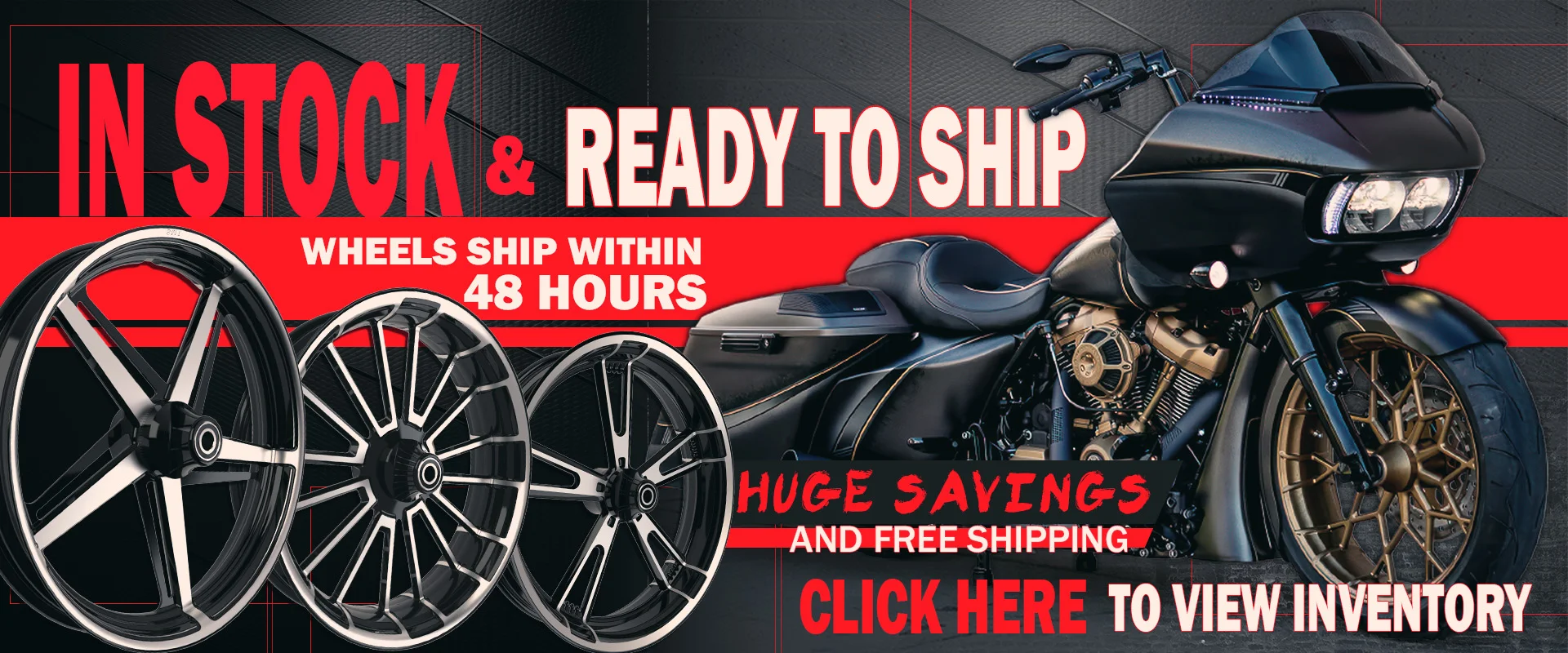 in-stock motorcycle wheels