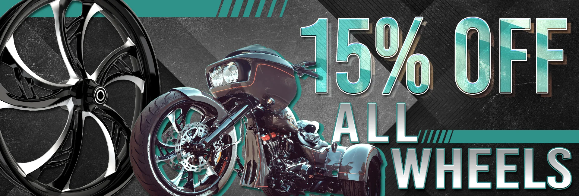 15-percent off all motorcycle wheels